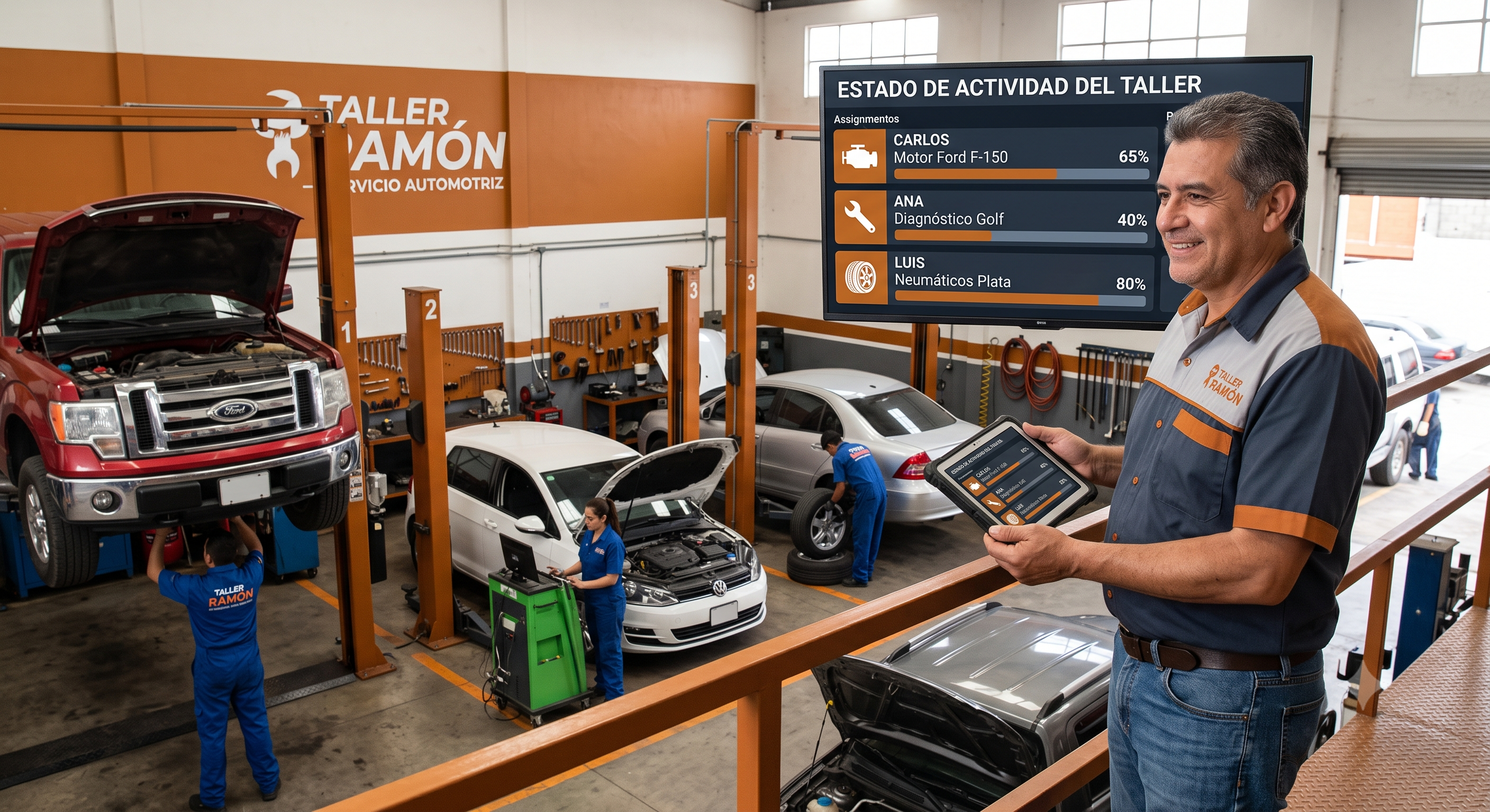 Asignación de Órdenes a Mecánicos